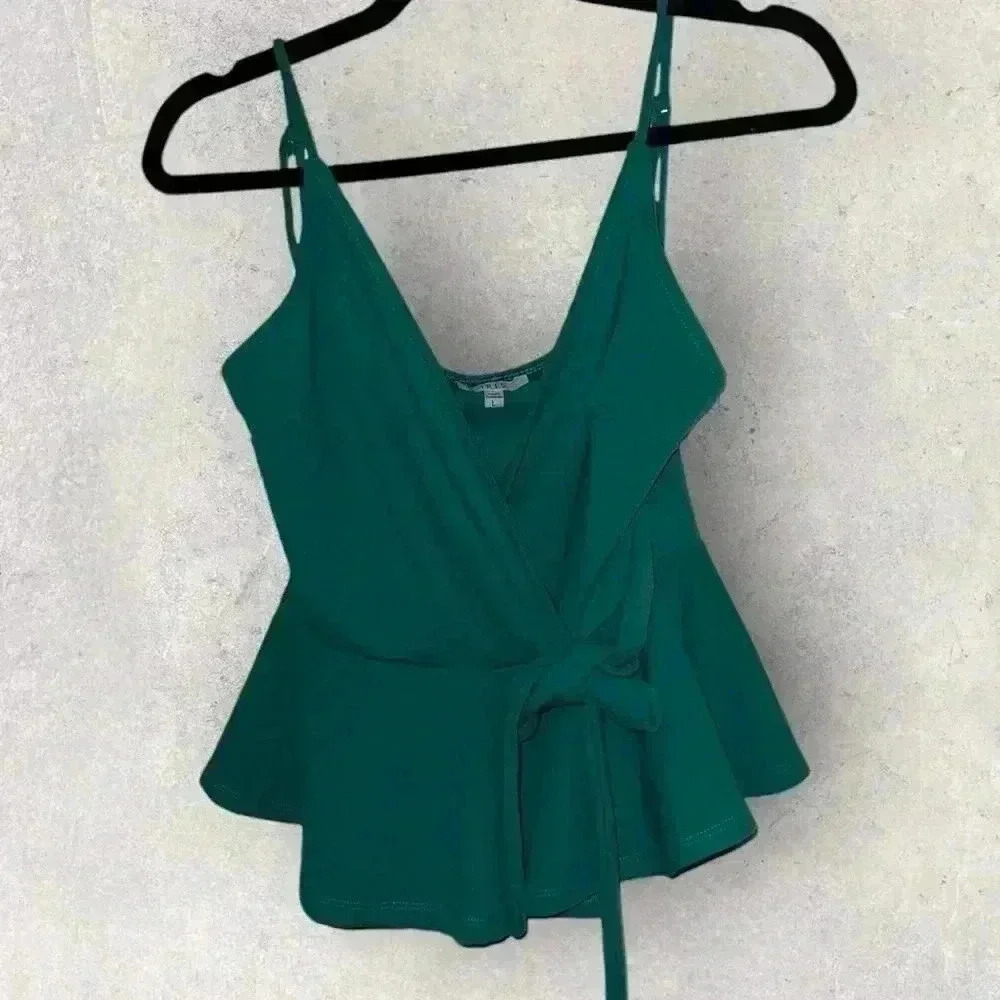 Green iris tank‎ top size large